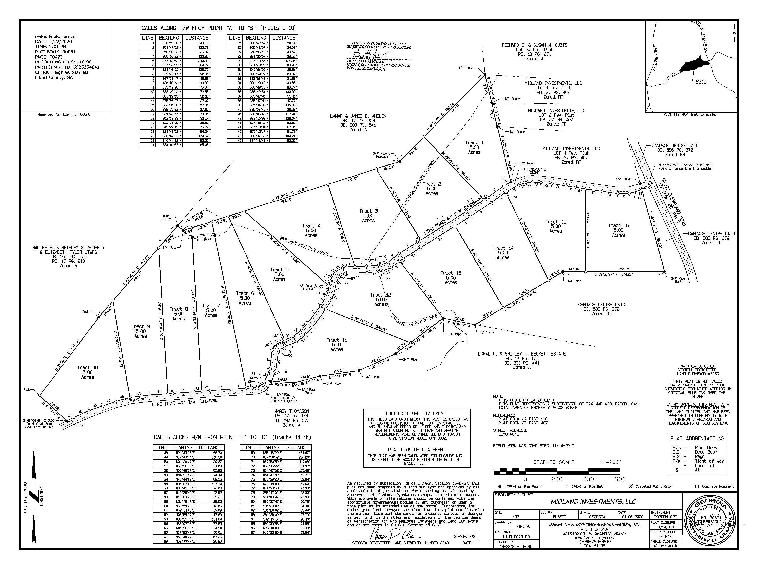 Limo Road Lot 6, Elberton, GA 30635